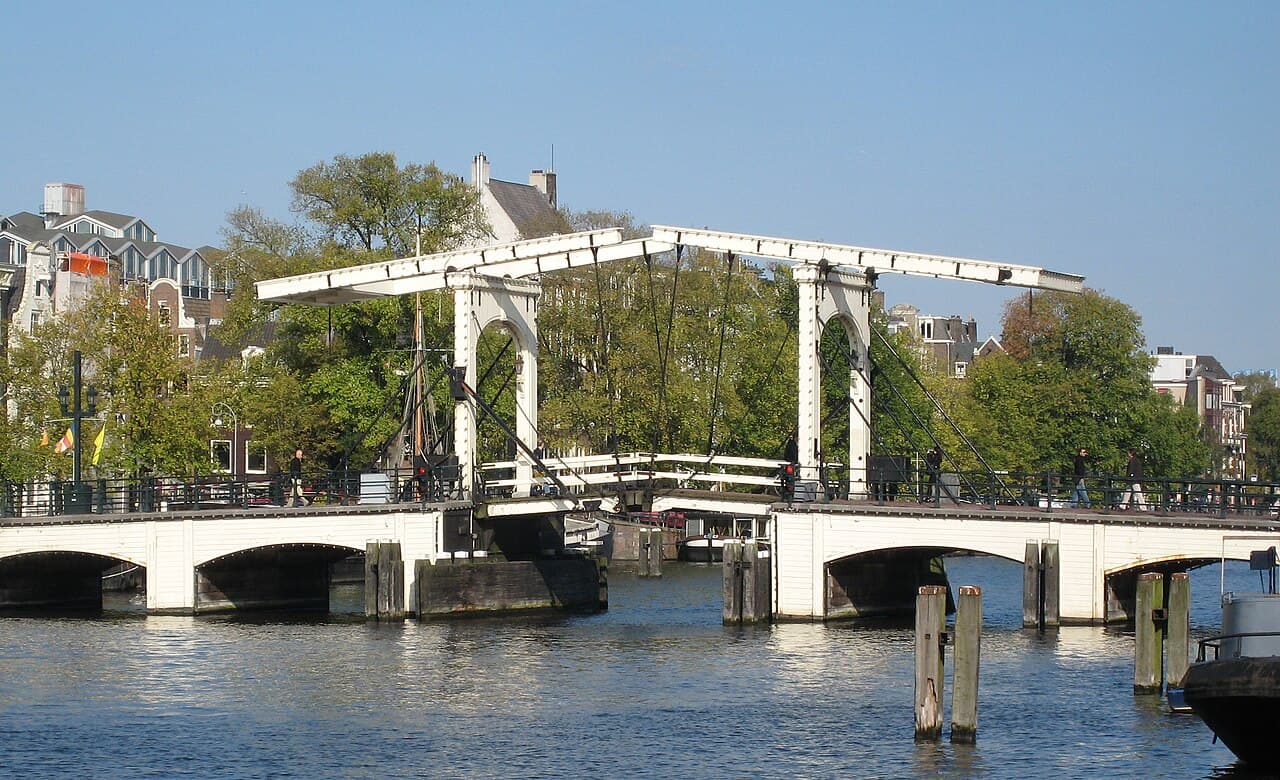 Pont Magere Brug sur l'Amstel